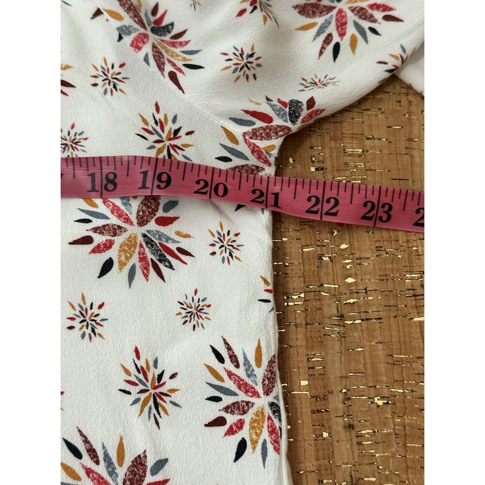 Porridge Anthropologie Multicolored 3/4 Sleeve Top Size Large - Picture 7 of 7